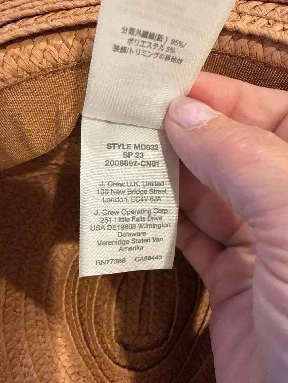 Madewell Packable Braided Straw Hat with Ribbon Band